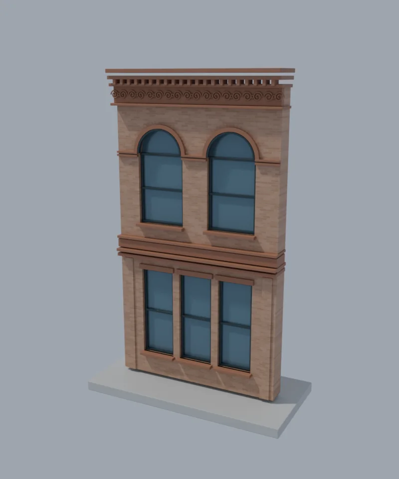 Facade bay v2 — material and opening study
