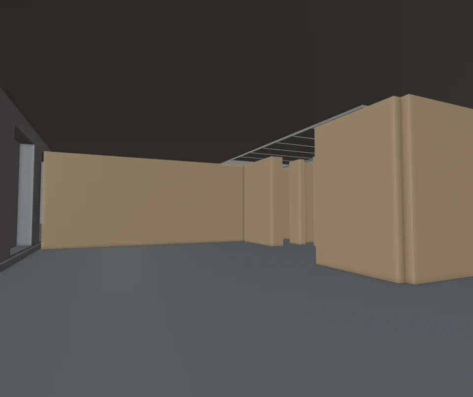 Café — existing room before fixed-detail authoring