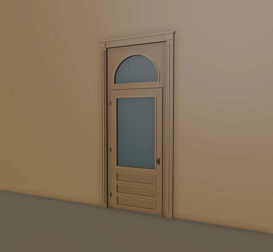 Café — integrated historical inner door