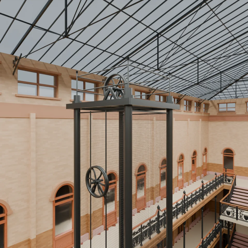 elevator machine assembly v27 — WIP