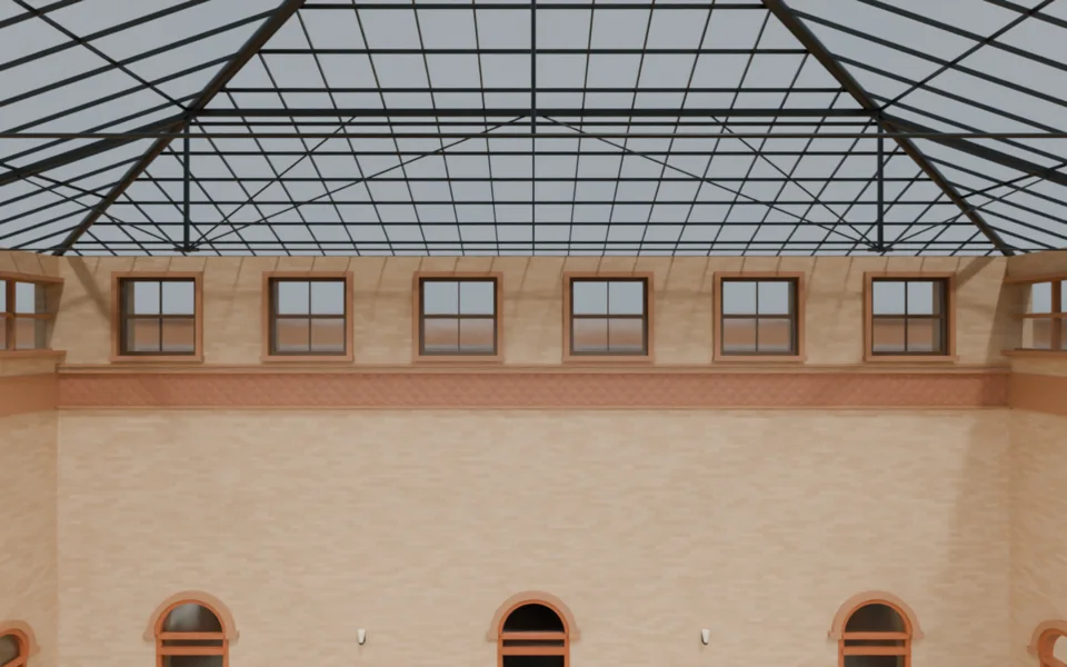 Six-window end clerestory close check v32 — WIP
