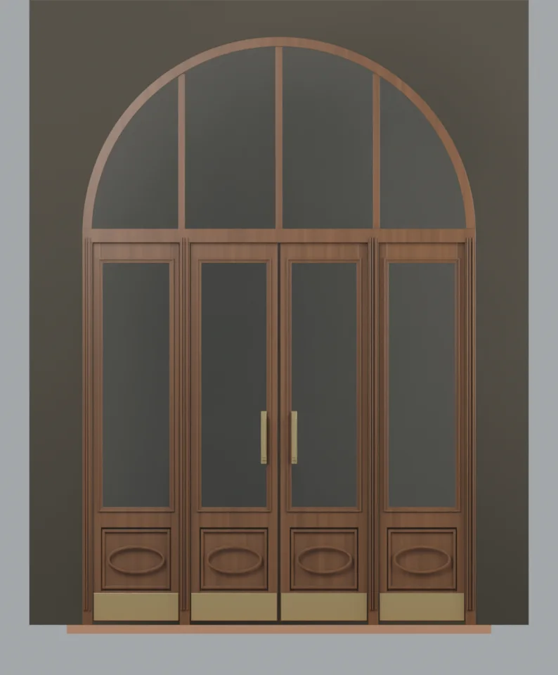 Restored entry — four-part joinery study WIP