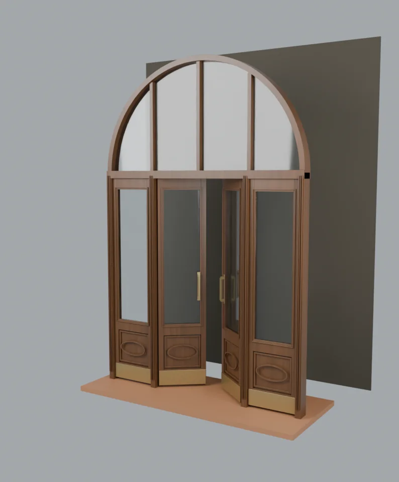 Restored entry — four-part joinery study WIP