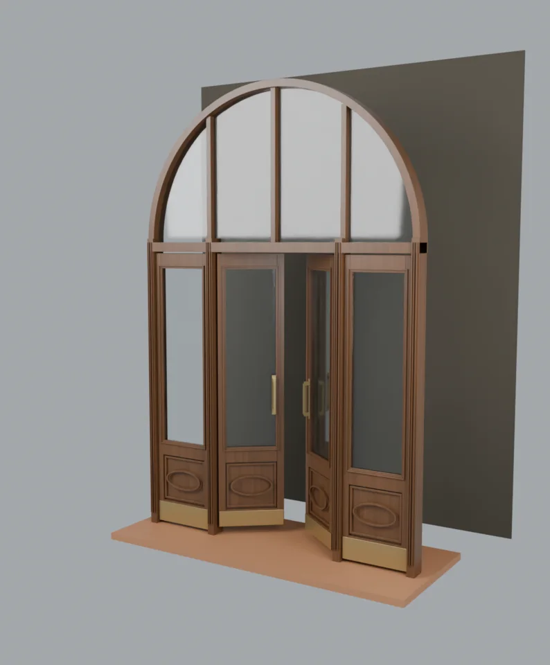 Restored entry — four-part joinery study WIP