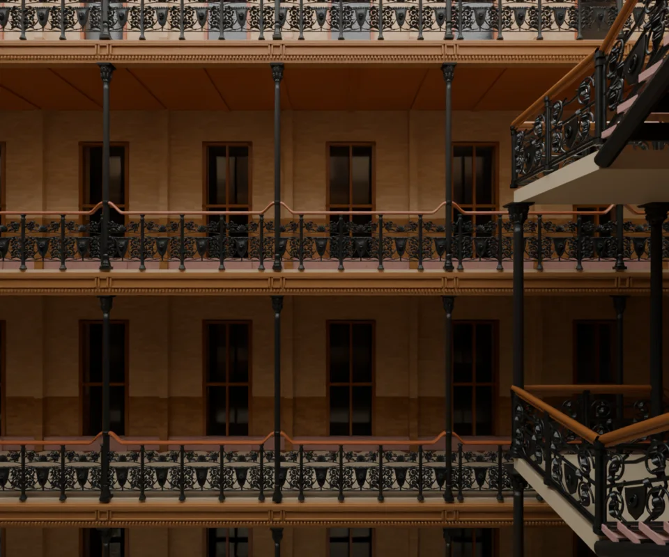 gallery across court v24 — WIP