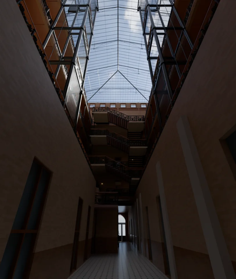 Integrated building — corrected review camera WIP