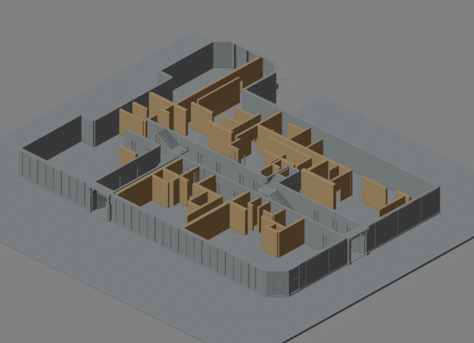Ground architecture — incomplete source-led rooms