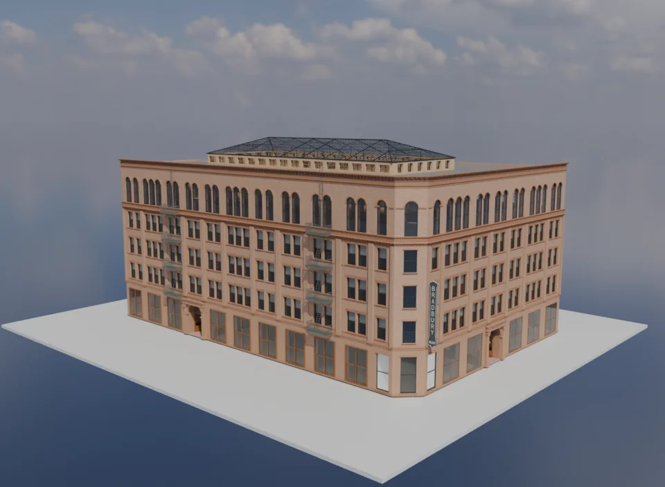Whole building — second-floor interior integration WIP