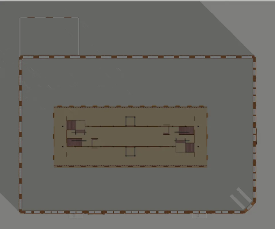 Plan clip — structural WIP