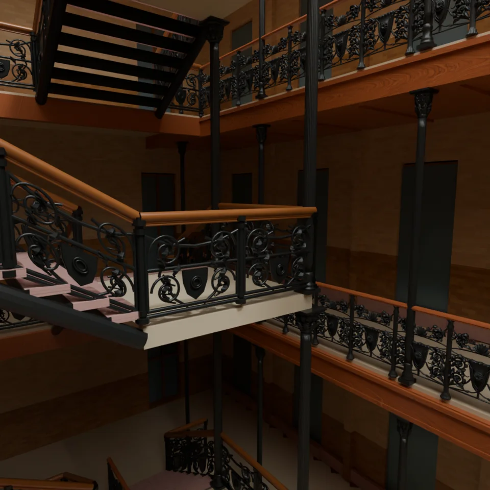 stair support assembly v22 — WIP