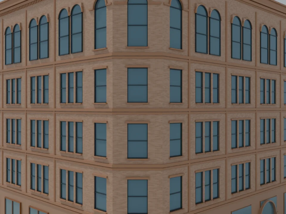 Street corner v8 — corrected joins WIP