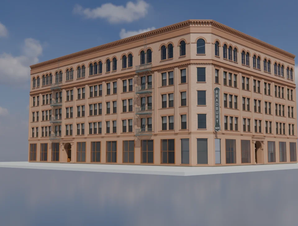 Street-height facade comparison — unfinished architecture