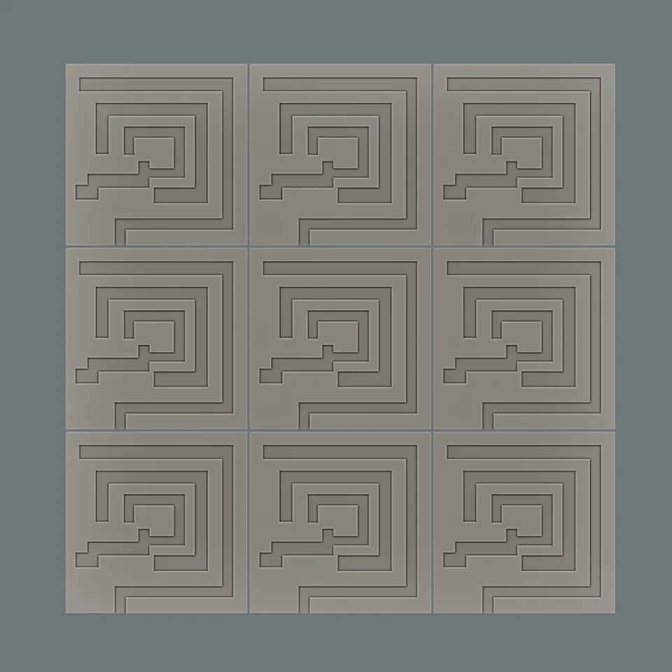 Ennis textile study v01 block panel — rejected for integration