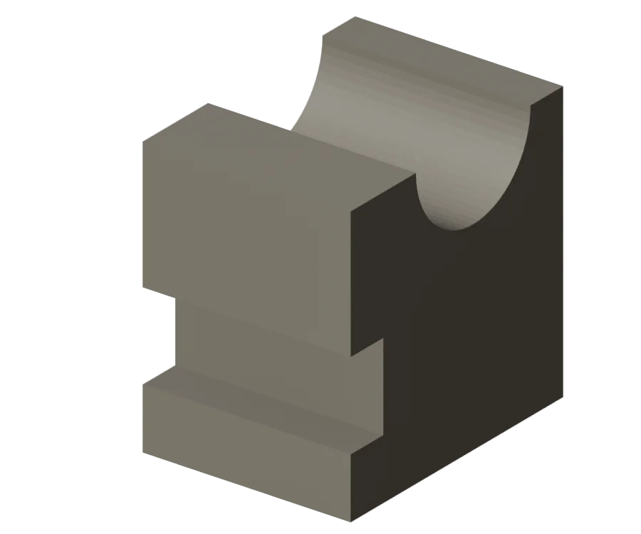Block section coupon oblique