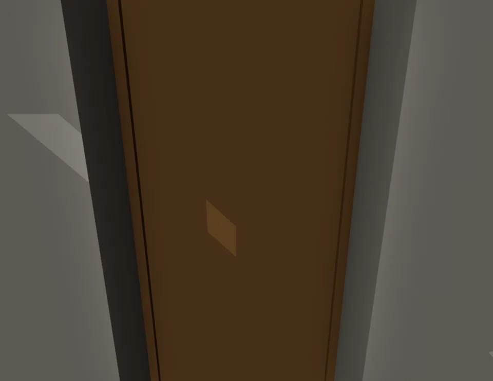 Kitchen door reverse artifact diagnostic