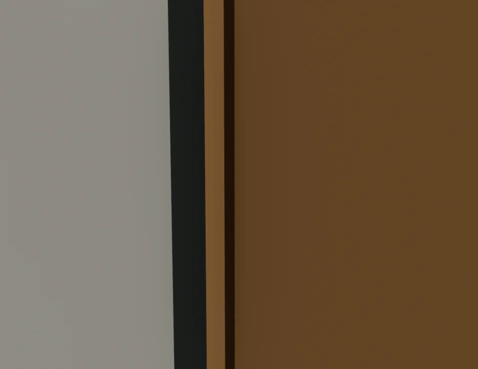 Kitchen corrected pivot-side separation