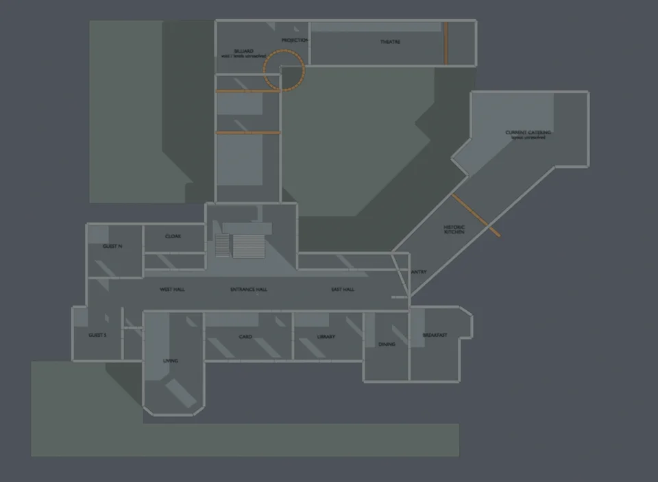 First-floor topology / current service conflict