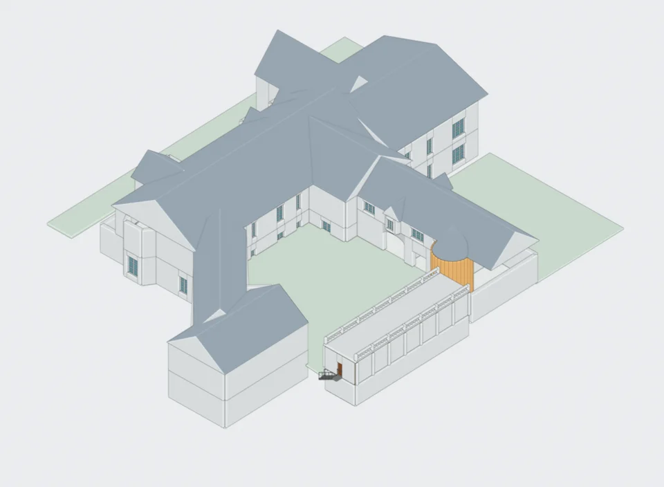 v14 whole mansion with theatre wing