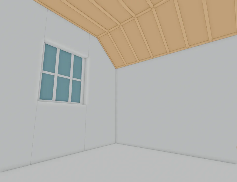 v27 ceiling junction oblique