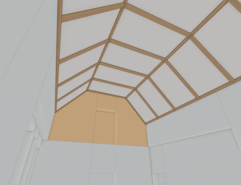 v31 ceiling junction oblique