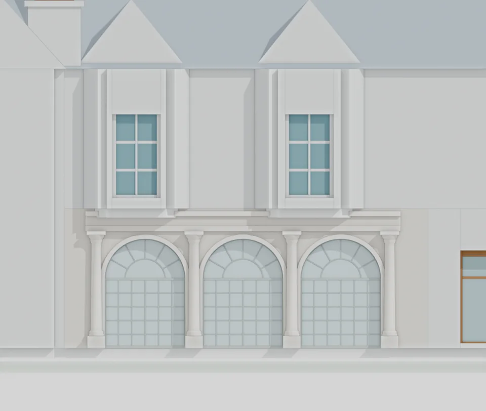 v47 terrace arcade proportion trial