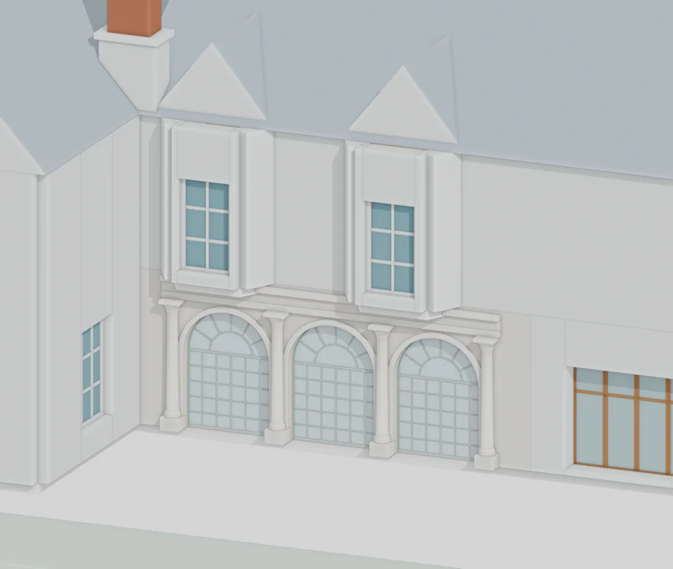 v47 integrated terrace facade depth