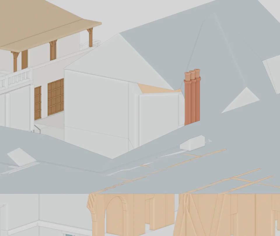 Earlier model · roof interference witness