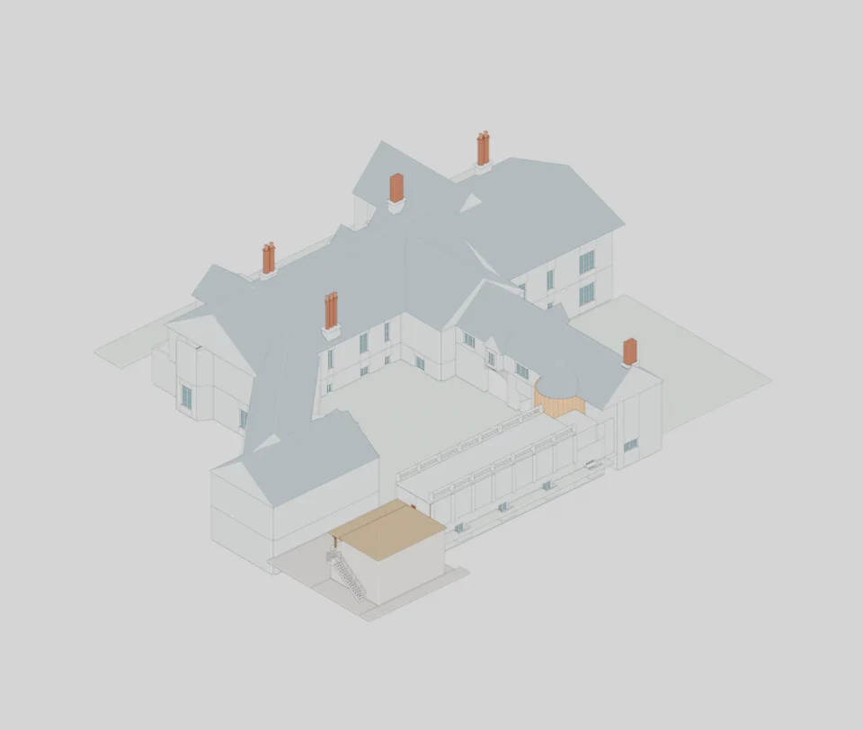 Whole building · service-tower integration