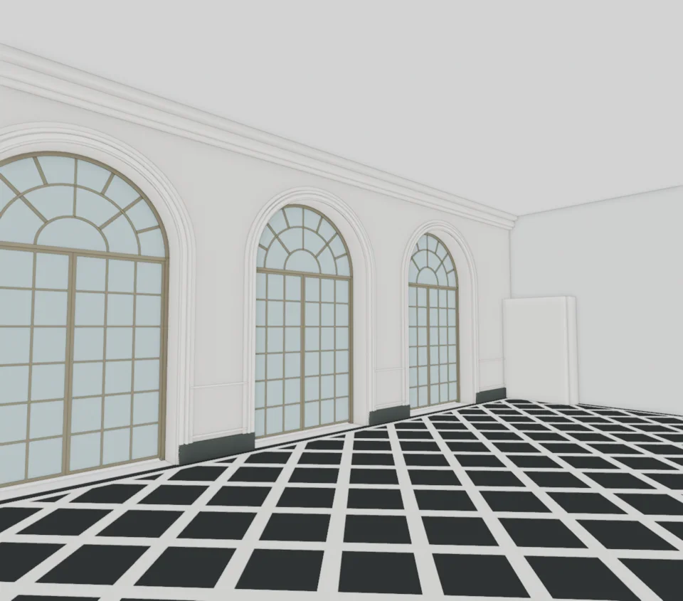 Card room · corrected terrace glazing