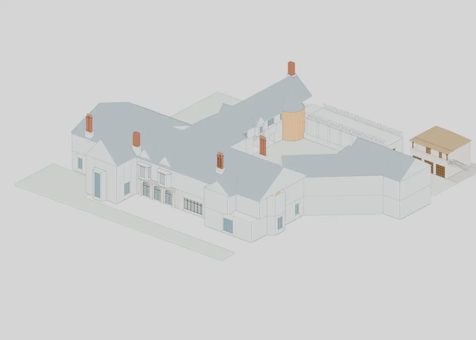 Whole building · glazing-solid revision